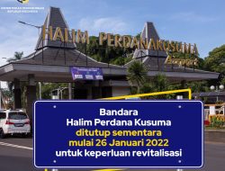 Bandara Halim Perdanakusuma Akan Ditutup Sementara Waktu