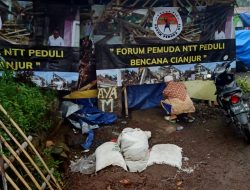 Peduli Korban Gempa Bumi Cianjur, Forum Pemuda NTT Salurkan Donasi dan Buka Posko Bantuan