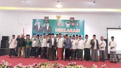 Para Kiai dan Laskar Santri Kalbar Dukung AMIN