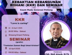 Hadirkan Pdt. Mel Atock, Ketua DPRD Alor Buce Brikmar dan Camat ATU Sabdi Makanlehi Dukung Penuh KKR dan Seminar Pemuda Petleng